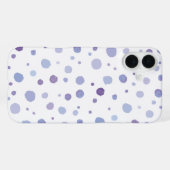 handgemalte Polka Punkte iPhone Hülle (Rückseite (Horizontal))