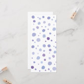 handgemalte Polka Punkte Karte (Vorderseite/Rückseite Beispiel)