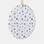 handgemalte Polka Punkte Keramik Ornament (Rechts)
