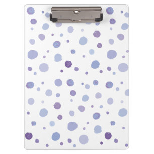 handgemalte Polka Punkte Klemmbrett