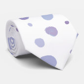 handgemalte Polka Punkte Krawatte (Gerollt)