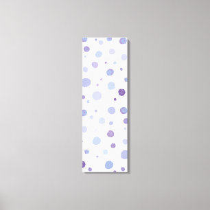 handgemalte Polka Punkte Leinwanddruck