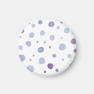 handgemalte Polka Punkte Magnet