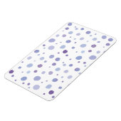 handgemalte Polka Punkte Magnet (Linke Seite)