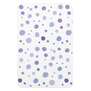 handgemalte Polka Punkte Magnet