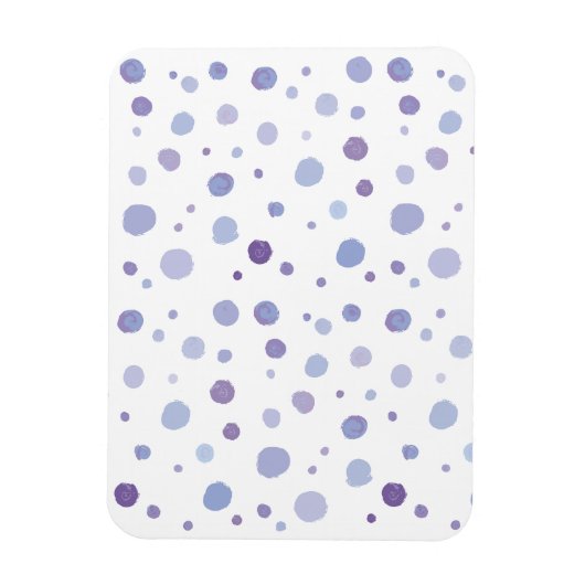 handgemalte Polka Punkte Magnet (Vertikal)