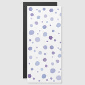 handgemalte Polka Punkte Magnetkarte (Vorne/Hinten)