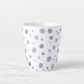 handgemalte Polka Punkte Milchtasse (Vorderseite)