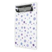 handgemalte Polka Punkte Mini Klemmbrett (Gewinkelt2)