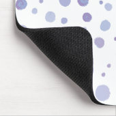 handgemalte Polka Punkte Mousepad (Ecke)