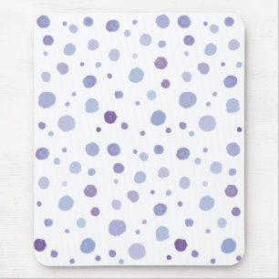 handgemalte Polka Punkte Mousepad