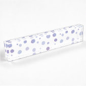 handgemalte Polka Punkte Namensplakette