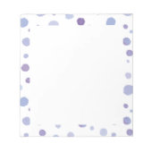 handgemalte Polka Punkte Notizblock (Vorderseite)