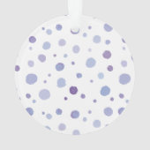 handgemalte Polka Punkte Ornament (Rückseite)