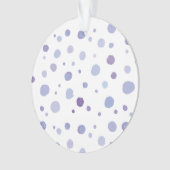 handgemalte Polka Punkte Ornament (Vorderseite)