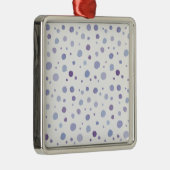 handgemalte Polka Punkte Ornament Aus Metall (Rechts)
