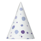 handgemalte Polka Punkte Partyhütchen (Links)