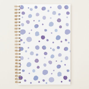 handgemalte Polka Punkte Planer