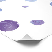 handgemalte Polka Punkte Poster (Ecke)