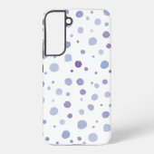 handgemalte Polka Punkte Samsung Galaxy Hülle (Rückseite)