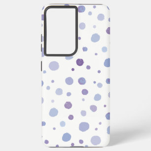 handgemalte Polka Punkte Samsung Galaxy Hülle