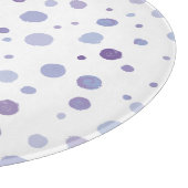 handgemalte Polka Punkte Schneidebrett (Ecke)