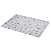 handgemalte Polka Punkte Schneidebrett (Ecke)