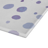 handgemalte Polka Punkte Schneidebrett (Ecke)