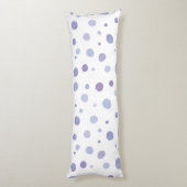 handgemalte Polka Punkte Seitenschläferkissen (Rückseite (Vertikal))