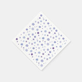 handgemalte Polka Punkte Serviette (Ecke)