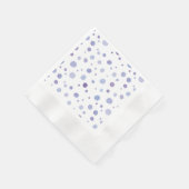 handgemalte Polka Punkte Serviette (Ecke)