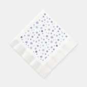 handgemalte Polka Punkte Serviette (Ecke)