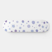 handgemalte Polka Punkte Skateboard (Horizontal)