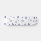 handgemalte Polka Punkte Skateboard (Horizontal)