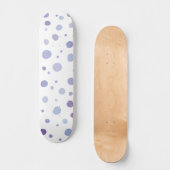 handgemalte Polka Punkte Skateboard (Vorderseite)