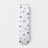handgemalte Polka Punkte Skateboard (Vorderseite)