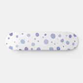 handgemalte Polka Punkte Skateboard (Horizontal)