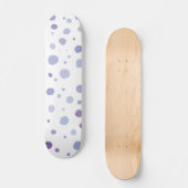 handgemalte Polka Punkte Skateboard (Vorderseite)