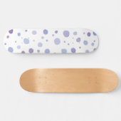 handgemalte Polka Punkte Skateboard (Horizontal)