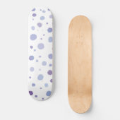 handgemalte Polka Punkte Skateboard (Vorderseite)