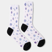 handgemalte Polka Punkte Socken (Rechts)