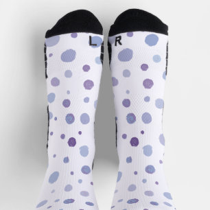 handgemalte Polka Punkte Socken