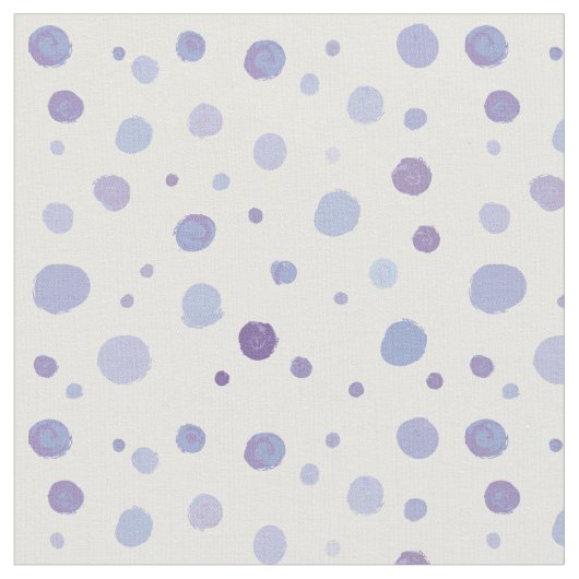 handgemalte Polka Punkte Stoff (Nahaufnahme)
