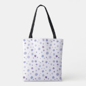 handgemalte Polka Punkte Tasche (Rückseite)