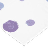 handgemalte Polka Punkte Tischdecke (Schrägansicht)