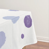 handgemalte Polka Punkte Tischdecke (Beispiel)