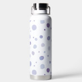 handgemalte Polka Punkte Trinkflasche (Rückseite)