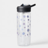 handgemalte Polka Punkte Trinkflasche (Links)