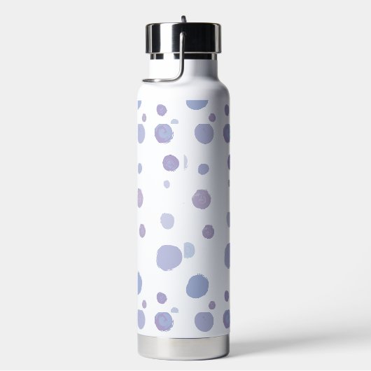 handgemalte Polka Punkte Trinkflasche (rechts)