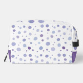 handgemalte Polka Punkte Waschbeutel (Rückseite)